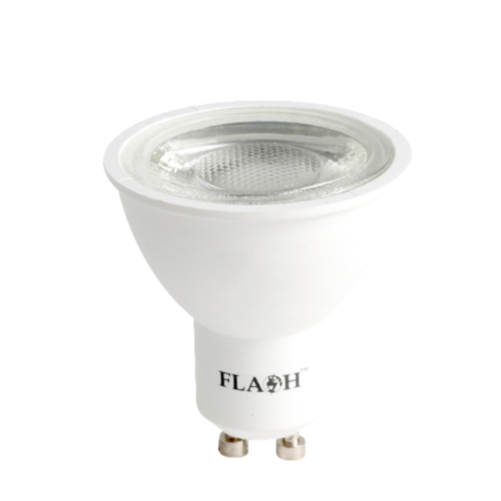 Flash LED GU10 Bulb 6W 3000K Clear