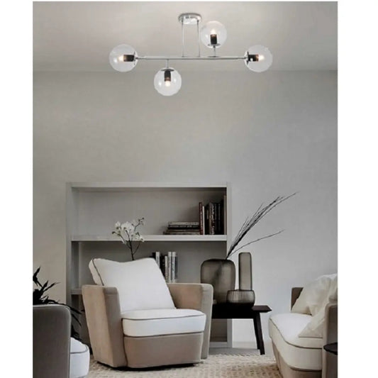 Whitehouse Lighting And Electrical Brightstar CF561/4 Satin Chrome Ceiling Fitting Brightstar