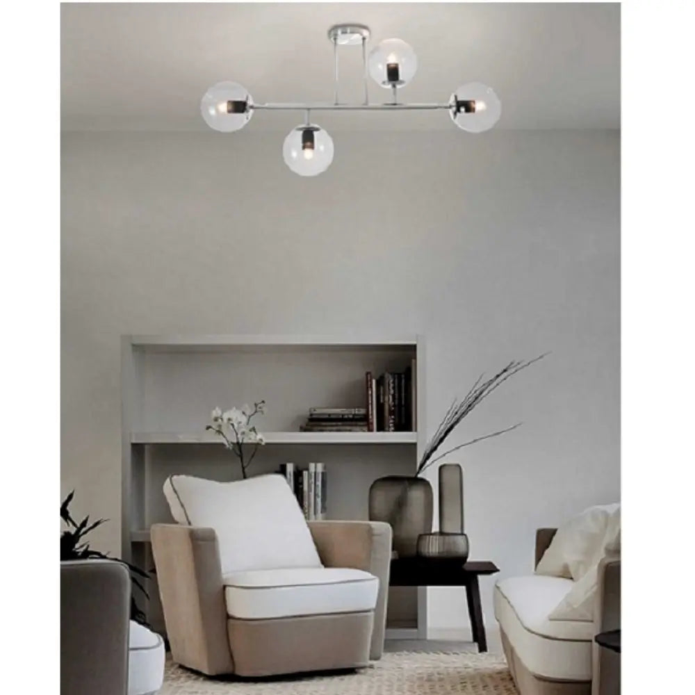 Whitehouse Lighting And Electrical Brightstar CF561/4 Satin Chrome Ceiling Fitting Brightstar