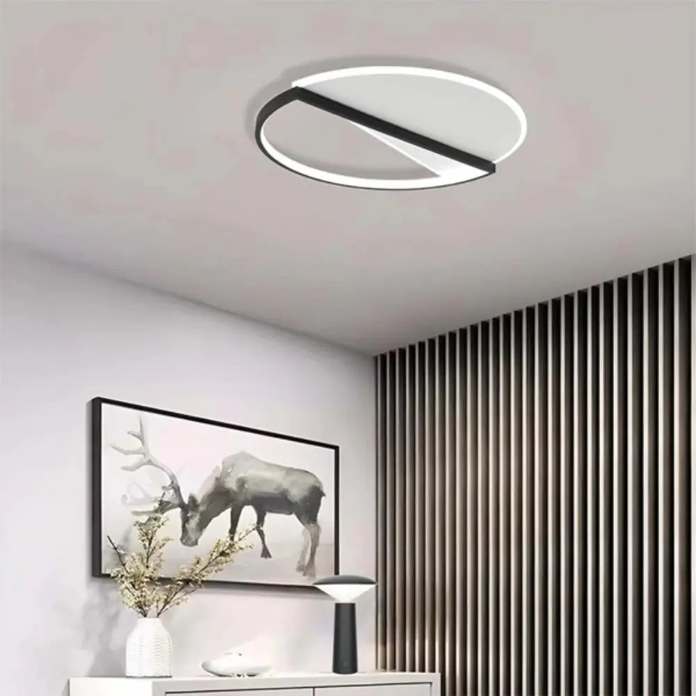 Whitehouse Lighting And Electrical Brightstar CF278 Black & White Ceiling Fitting Brightstar