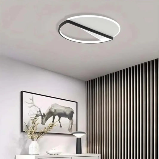 Whitehouse Lighting And Electrical Brightstar CF278 Black & White Ceiling Fitting Brightstar