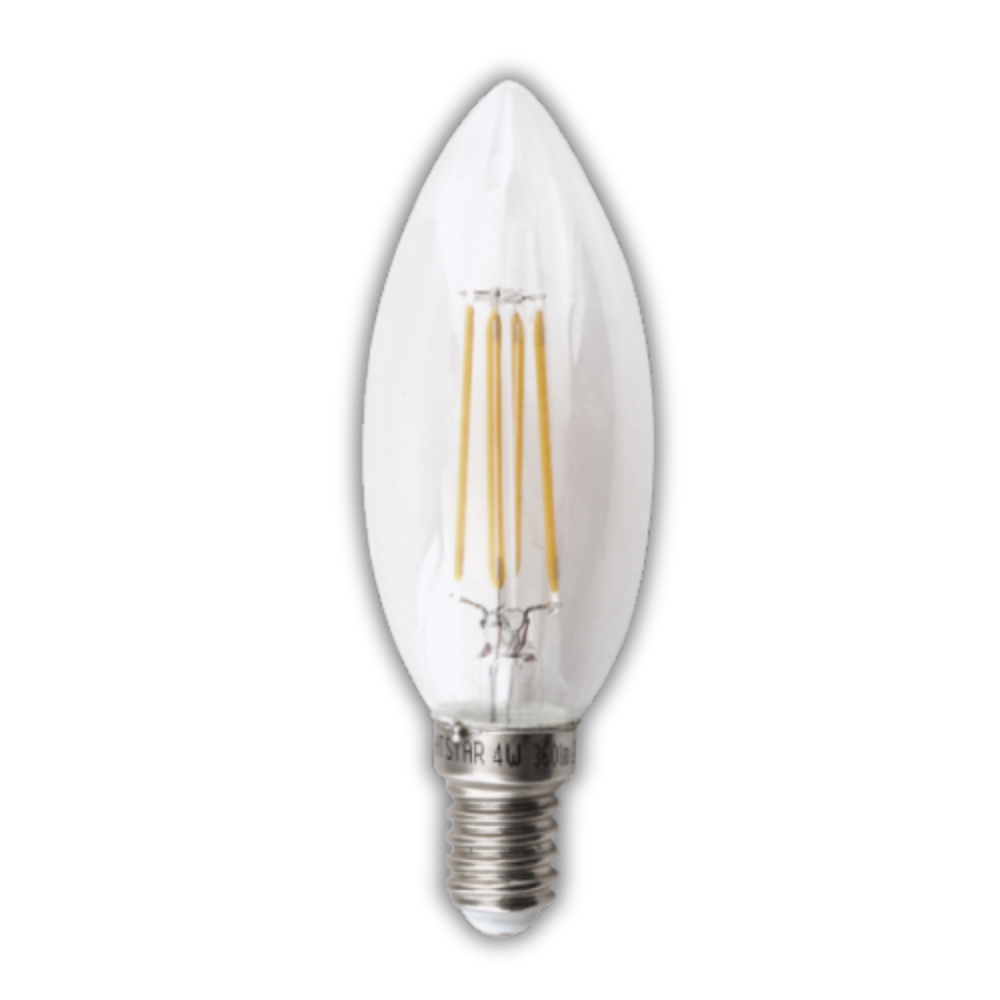 Brightstar BULBLED 130 4W LED Filament Candle Bulb E14 2700K