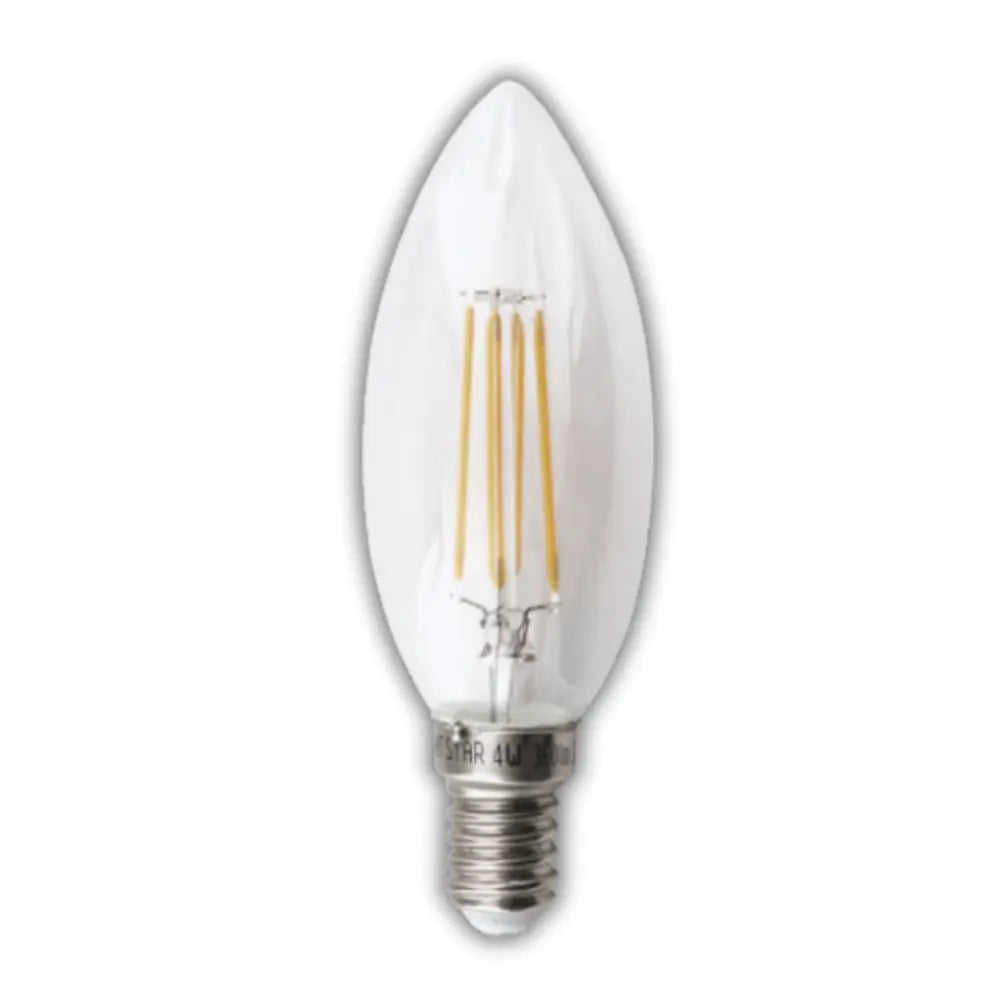 Whitehouse Lighting And Electrical Brightstar BULBLED 130 4W LED Filament Candle Bulb E14 2700K Brightstar