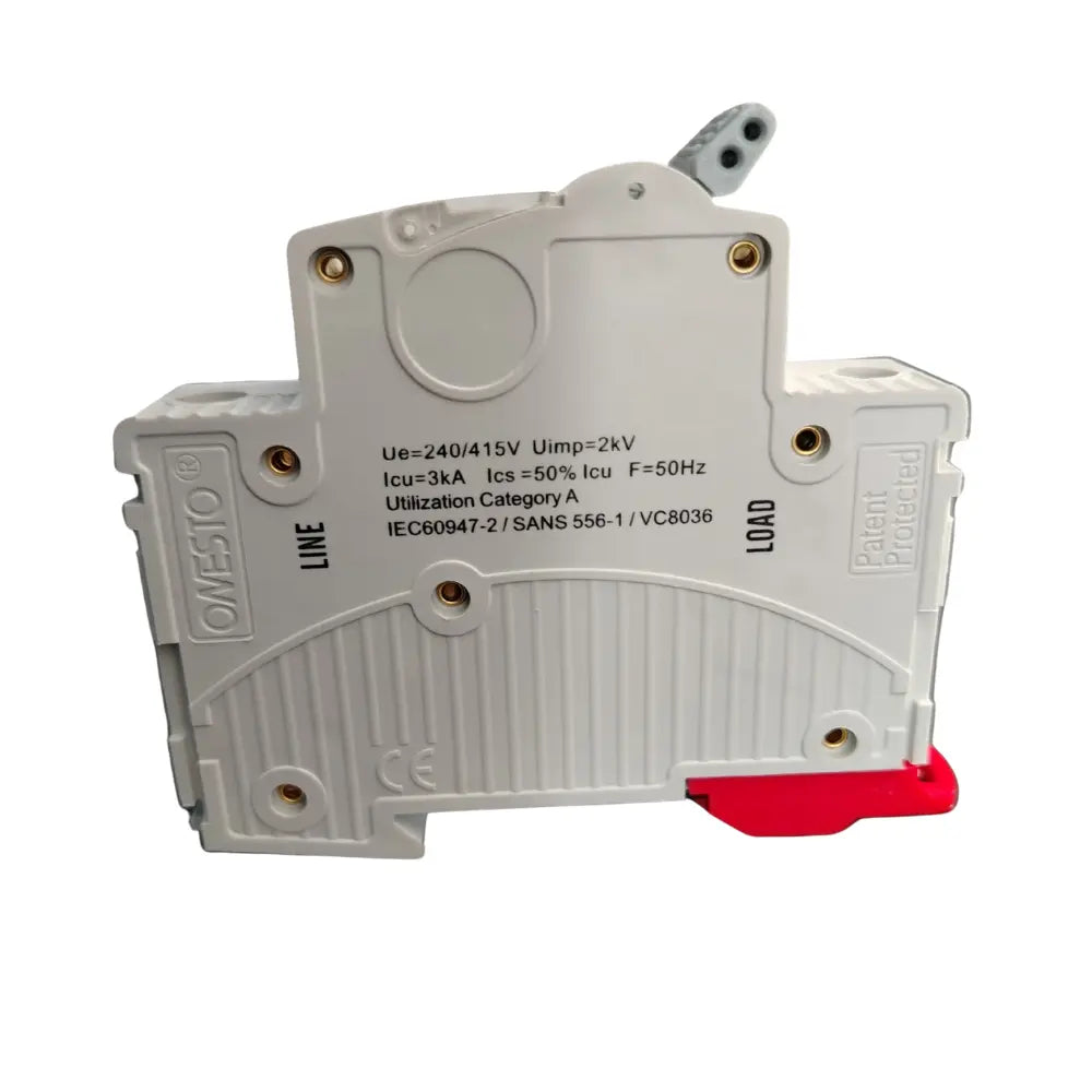 Onesto 32A 1P 3kA MCB Grey Toggle - Whitehouse Lighting And Electrical