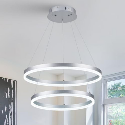 38W Led Silver Dining Lamp