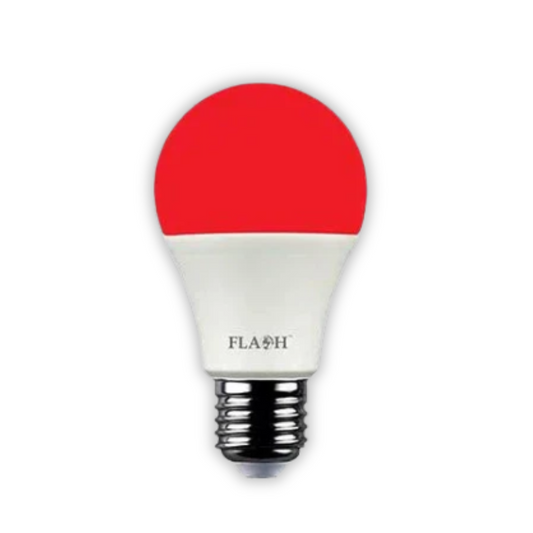 Flash 6W LED Red A60 Bulb E27