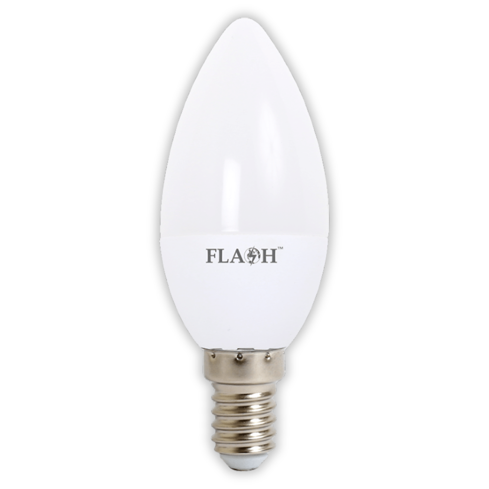 Flash 3W LED Candle Bulb E14 3000K