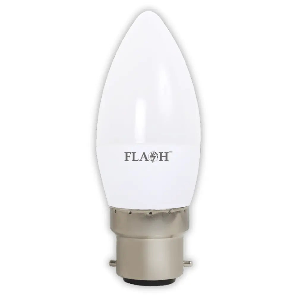 Flash 5W LED Candle Bulb B22 3000K - Whitehouse Lighting And Electrical