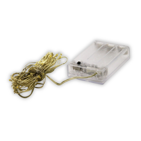 Flash 5M LED Copper Fairy Lights IP20 Daylight