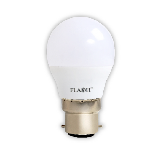 Flash 3W LED G45 Golf Ball Bulb B22 3000K