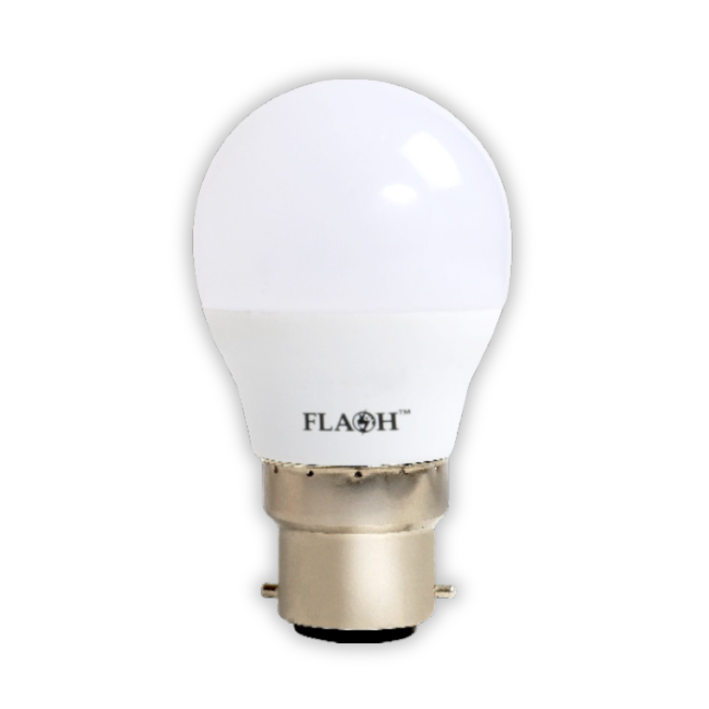 Flash 5W LED Golf Ball Bulb B22 6000K