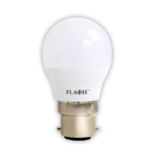 Flash 5W LED Golf Ball Bulb B22 6000K