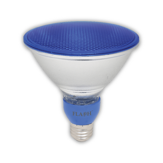 Flash 7W LED Blue PAR38 Lamp IP65 E27