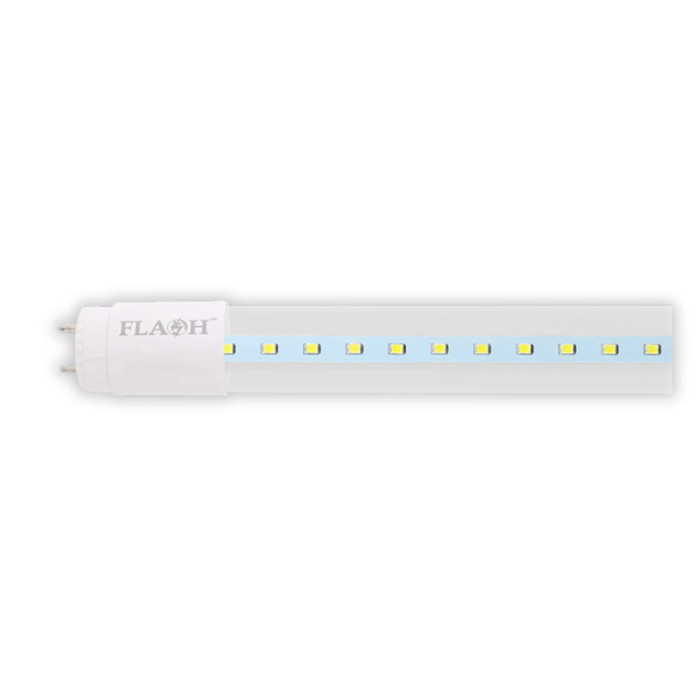 Flash 9W LED 2FT Clear T8 Tube 6500K