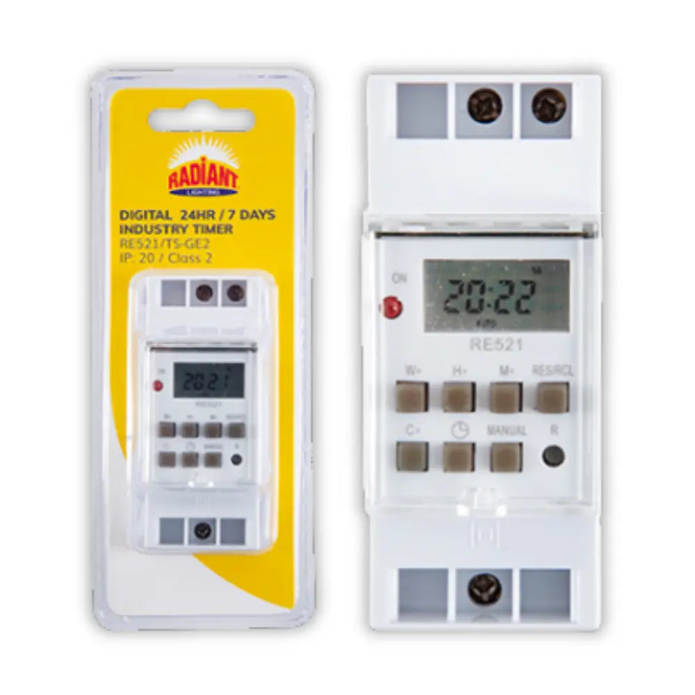 Radiant 8 Button Timer DB - Whitehouse Lighting And Electrical