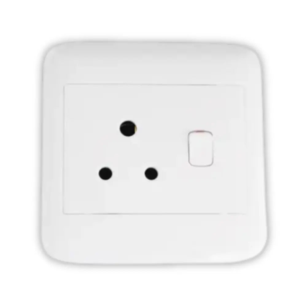 Onesto Oracle 4x4 Single Socket White - Whitehouse Lighting And Electrical