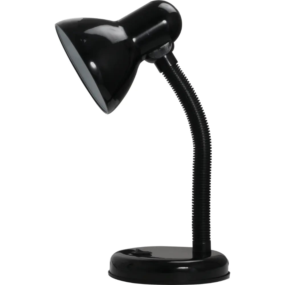Whitehouse Lighting And Electrical Flash Black Desk Lamp E27 Flash