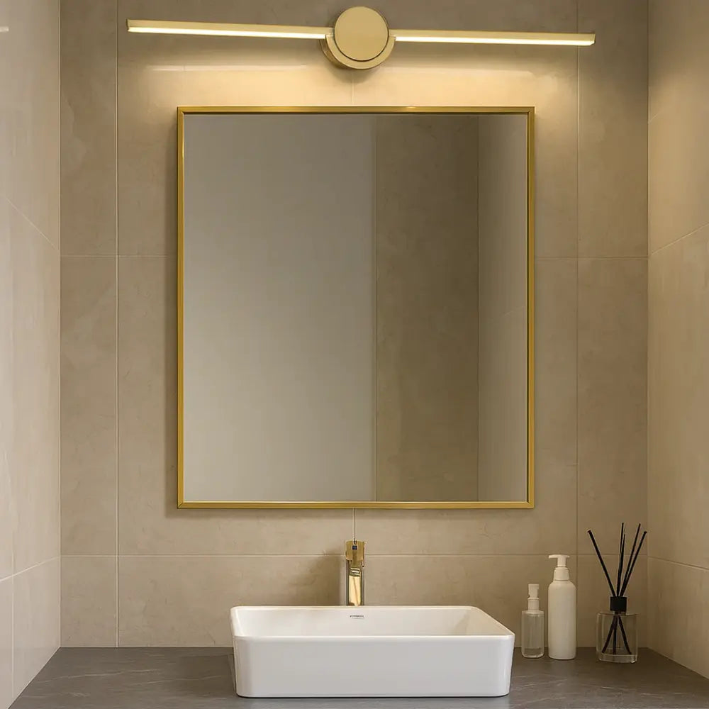 Brightstar WB198 LED Gold Wall Lamp - Whitehouse Lighting And Electrical