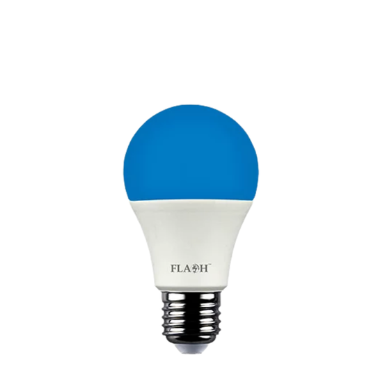 Flash 6W LED Blue A60 Bulb E27