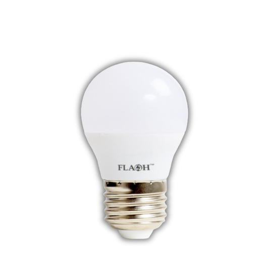 Flash 3W LED G45 Golf Ball Bulb E27 6000K