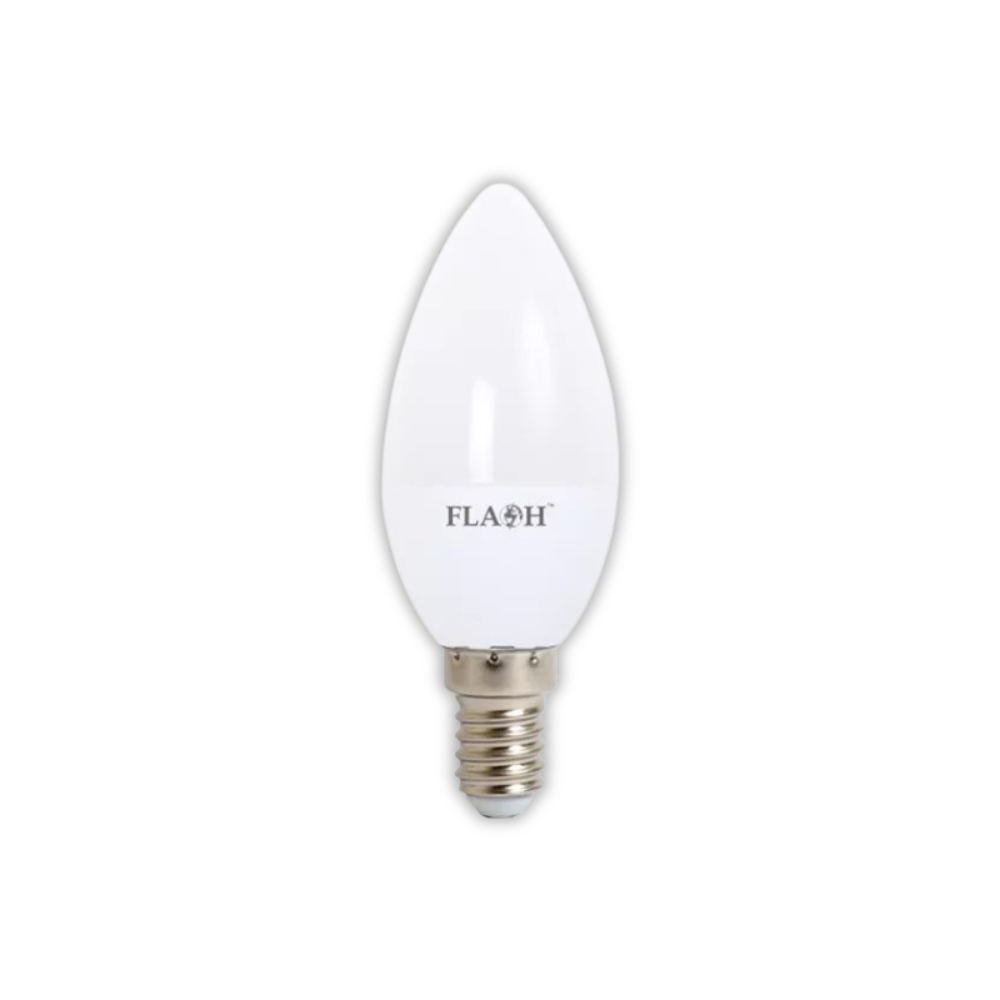 Flash 5W LED Candle Bulb E14 6000K