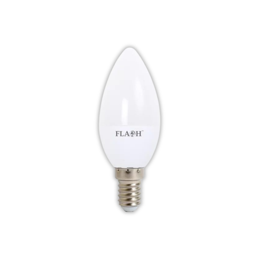 Flash 5W LED Candle Bulb E14 6000K