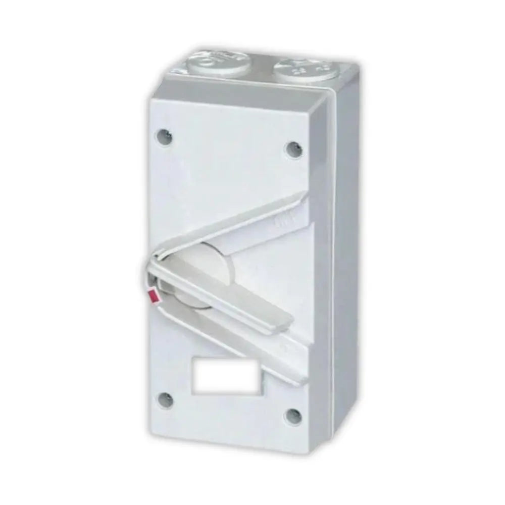 NUR Isolator Switch 20A 2P WP - Whitehouse Lighting And Electrical