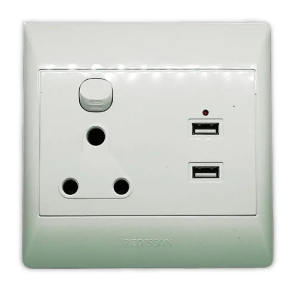 4x4 Single With 2 USB Socket - Whitehouse Lighting And Electrical