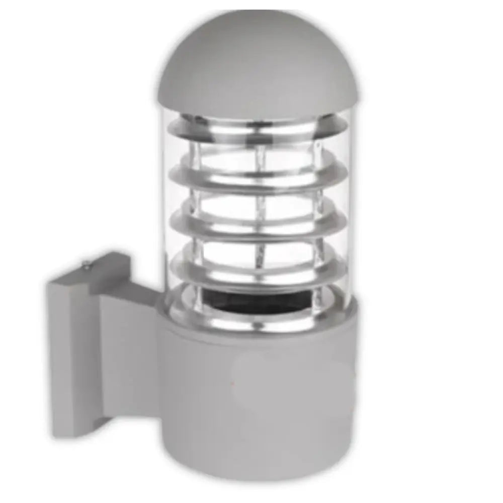 Grey Oval Up Facing Outdoor Wall Lamp - Whitehouse Lighting And Electrical