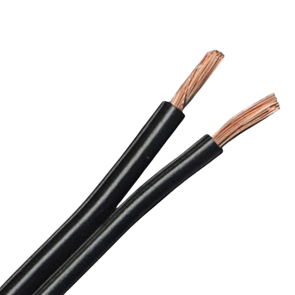 WHL&E 0.5mm Ripcord Black Wire product image on white background