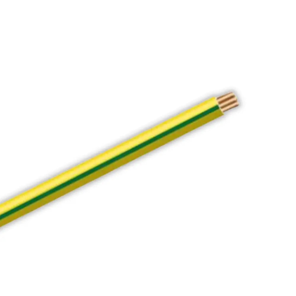 WHL&E 1.5mm GP Green And Yellow Wire product image on white background