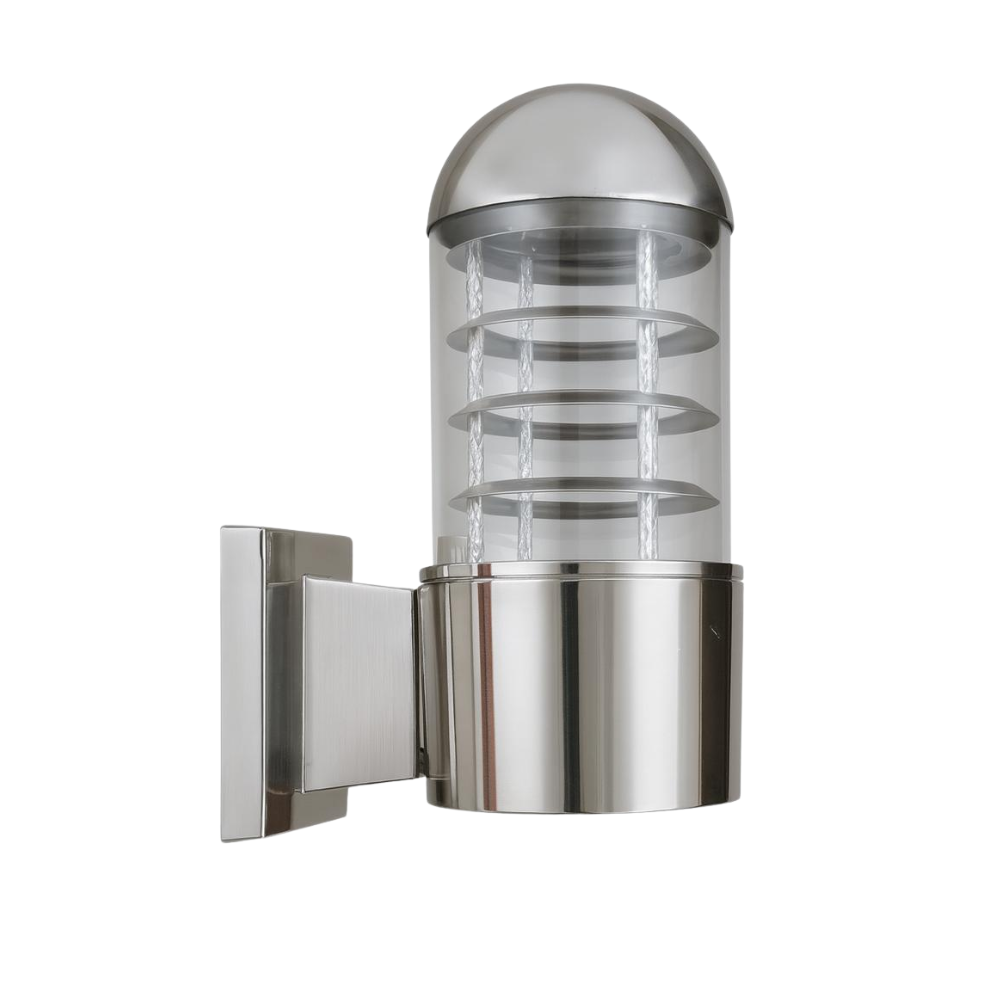 Whitehouse Lighting And Electrical WHL&E Silver Up-facing Outdoor Wall Lamp Whitehouse Lighting And Electrical