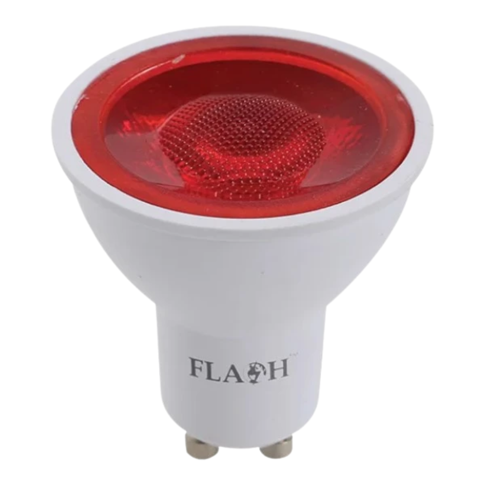 Flash LED GU10 Bulb 4W Red