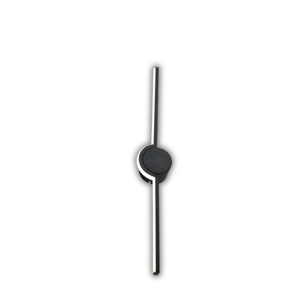 Brightstar WB197 LED Sand Black Wall Lamp