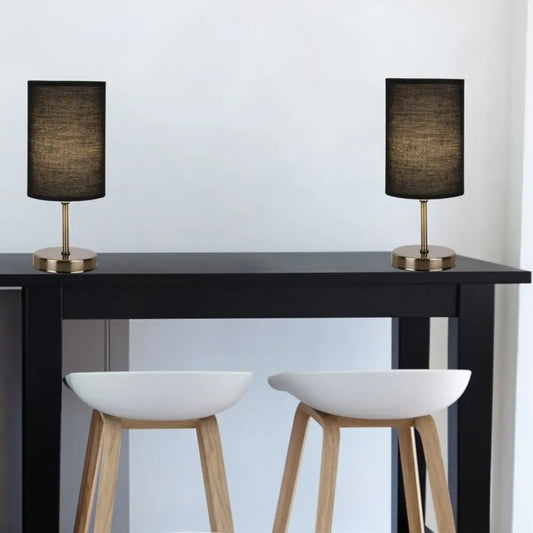 Brightstar TL680 Antique Brass Table Lamp - Whitehouse Lighting And Electrical