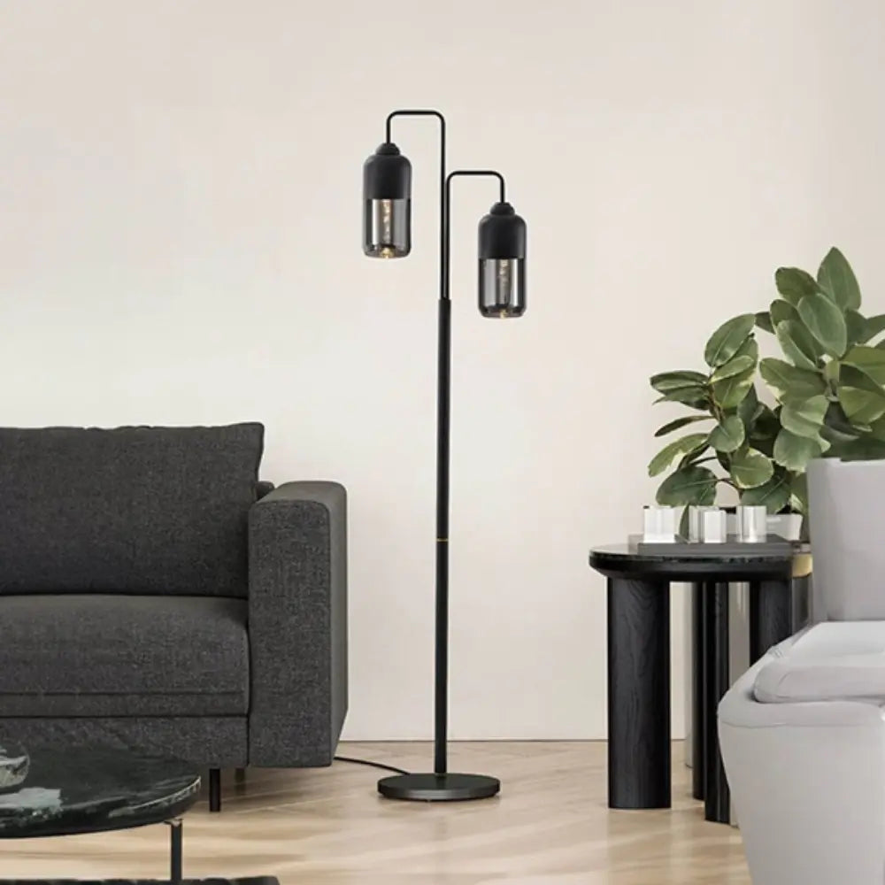 Brightstar SL418 Black Floor Lamp - Whitehouse Lighting And Electrical