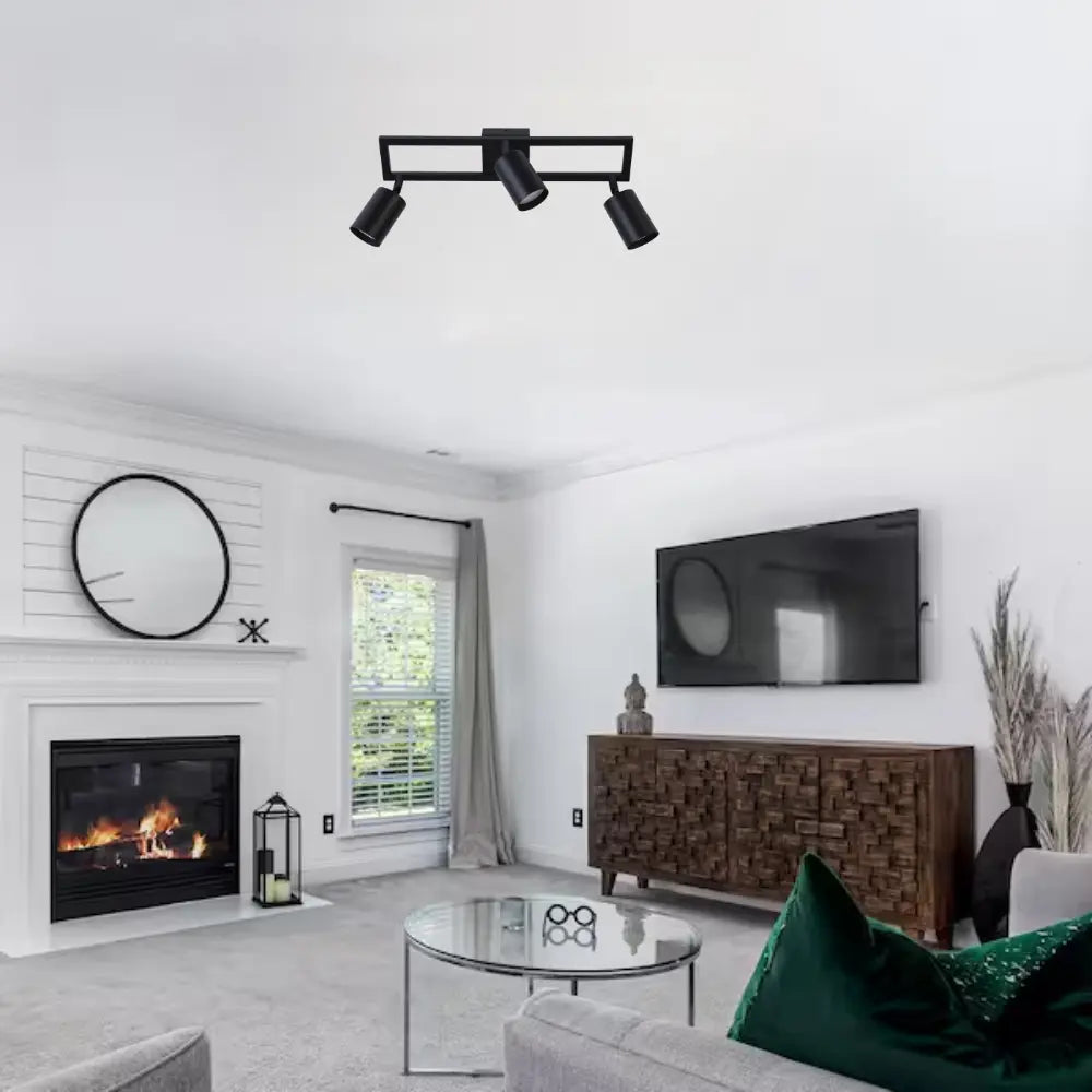 Brightstar S413/3 Black Spotlight - Whitehouse Lighting And Electrical