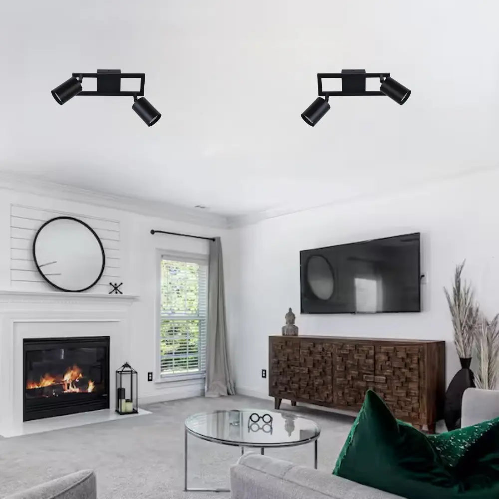 Brightstar S413/2 Black Spotlight - Whitehouse Lighting And Electrical