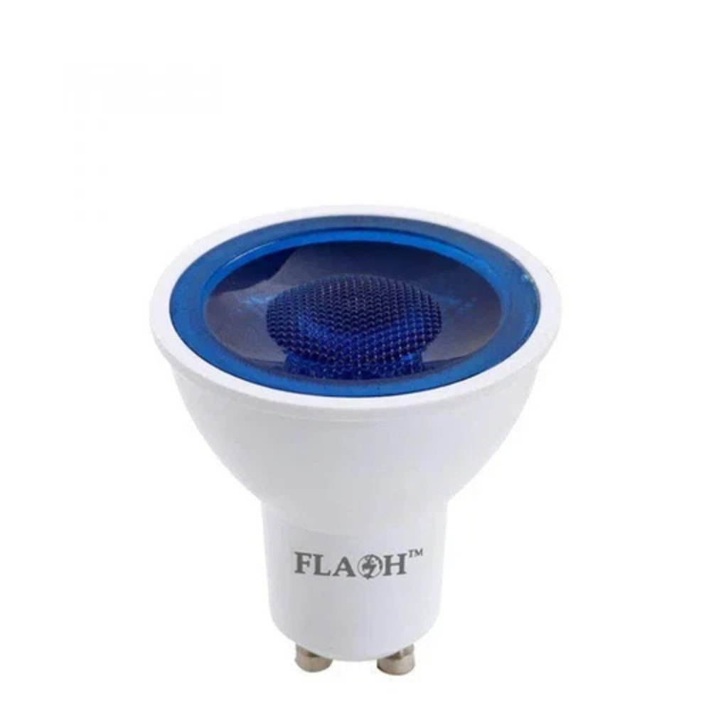 Flash LED GU10 Bulb 6W Blue