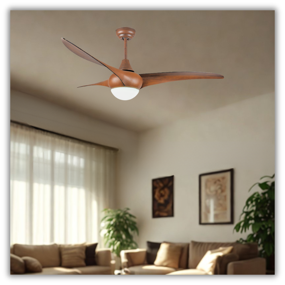 Brightstar FCF048 Wood Finish Fan Light