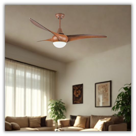 Brightstar FCF048 Wood Finish Fan Light