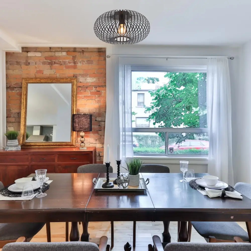 Whitehouse Lighting And Electrical WHL&E 6064 Black Ceiling Light Whitehouse Lighting And Electrical