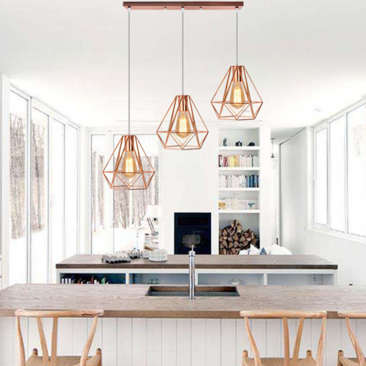 Rose Gold Dining Lamp