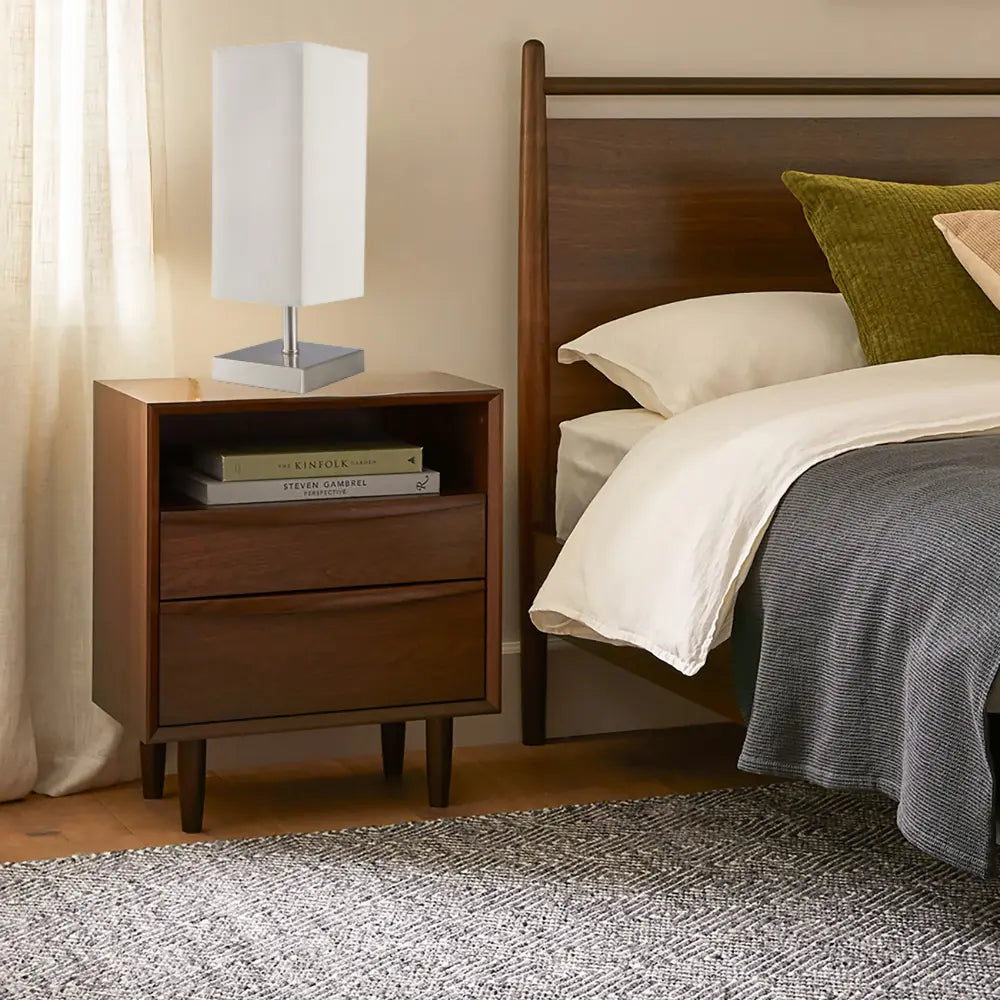 Brightstar TL196 Satin Table Lamp - Whitehouse Lighting And Electrical