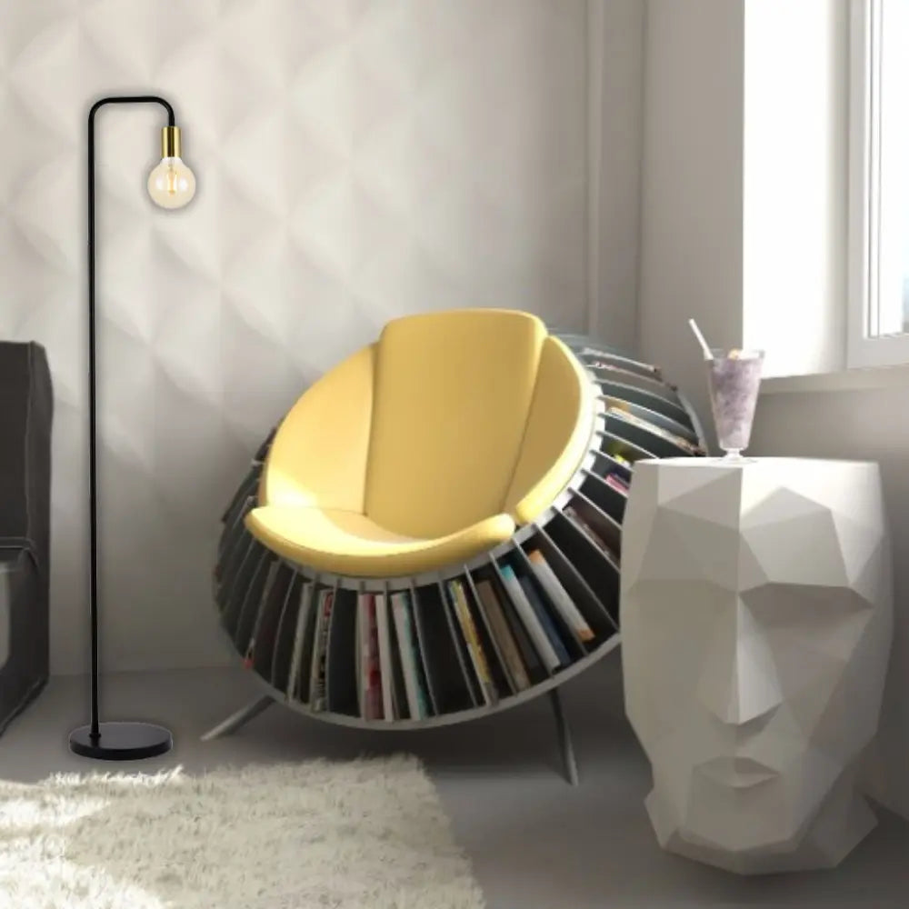 Brightstar SL408 Black Floor Lamp - Whitehouse Lighting And Electrical