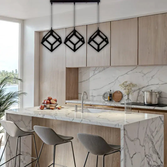 WHL&E 6014/3S Black Dining Lamp - Whitehouse Lighting And Electrical