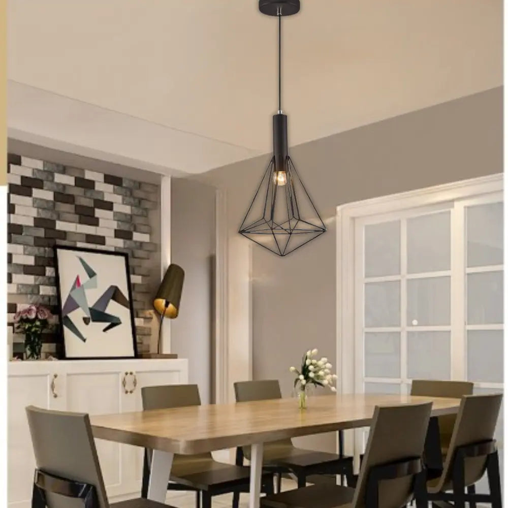 Whitehouse Lighting And Electrical WHL&E 6025 Black Dining Lamp Whitehouse Lighting And Electrical