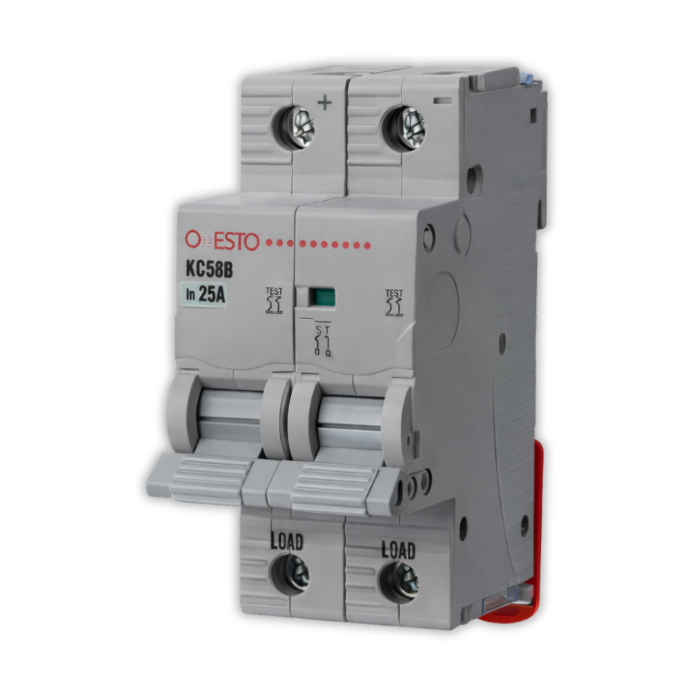 Onesto 63A 2P 3KA MCB Grey Toggle - Whitehouse Lighting And Electrical