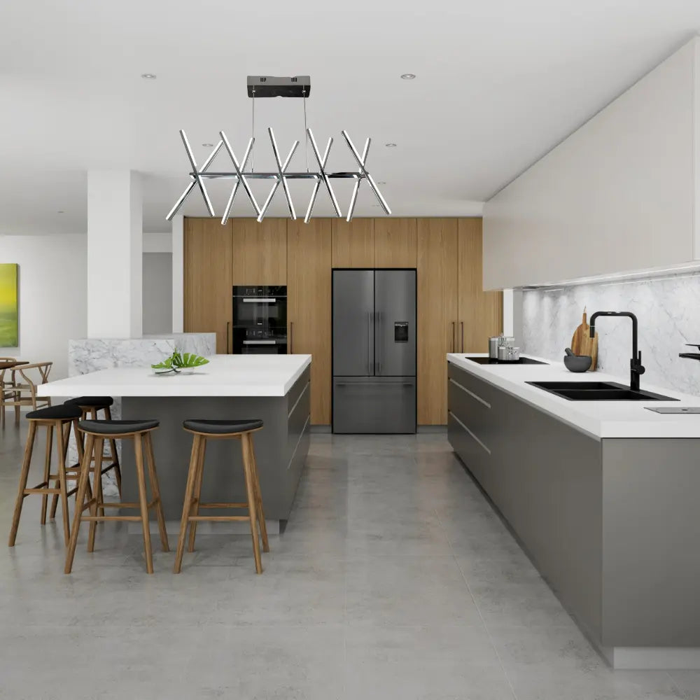 WHL&E 1301-60 Silver LED Dining Lamp - Whitehouse Lighting And Electrical