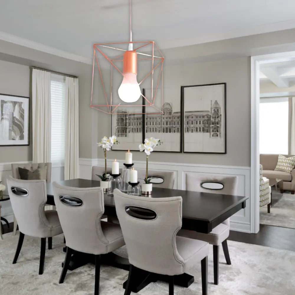 Whitehouse Lighting And Electrical Rose Gold Dining Lamp Whitehouse Lighting And Electrical